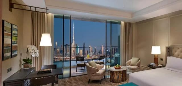 만다린 오리엔탈 주메이라, 두바이-Skyline View, 디럭스룸, 킹사이즈침대 1개-3