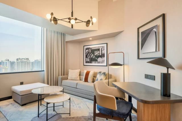 쉐라톤 몰 오브 더 에미레이츠 호텔, 두바이-디럭스 스위트, 침실 1개-15