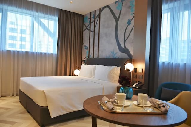 밀레니엄 플레이스 바르샤 하이츠 호텔 아파트먼트-슈피리어 스튜디오, 킹사이즈침대 1개-1