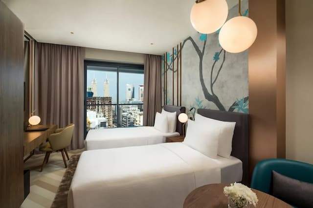 밀레니엄 플레이스 바르샤 하이츠 호텔 아파트먼트-디럭스 스튜디오, 싱글침대 2개-7