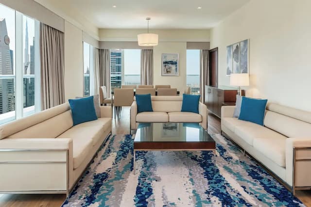 Four Points by Sheraton Sheikh Zayed Road, Dubai-套房, 3 间卧室, 无烟房, 阳台-1