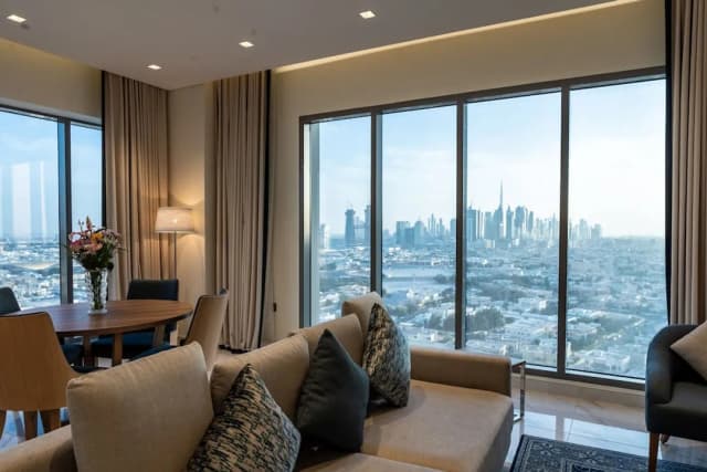 スハ ミナ ラシッド ホテル アパートメンツ-デラックス アパートメント 3 ベッドルーム シティビュー-2