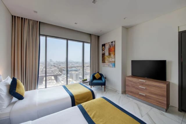 スハ ミナ ラシッド ホテル アパートメンツ-デラックス アパートメント 3 ベッドルーム シティビュー-6