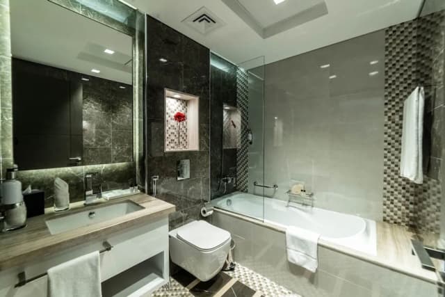 スハ ミナ ラシッド ホテル アパートメンツ-デラックス アパートメント 3 ベッドルーム シティビュー-13