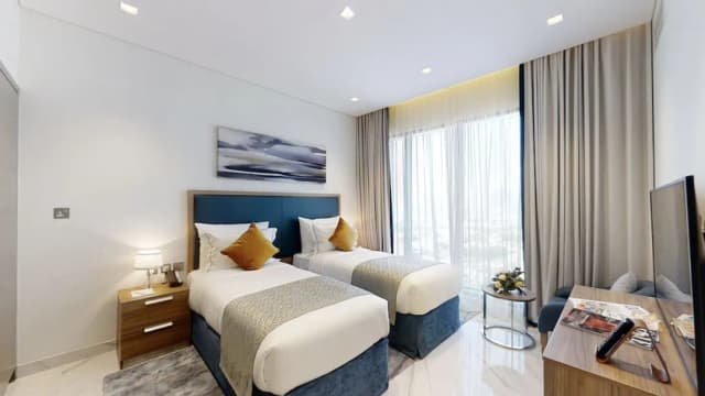 スハ ミナ ラシッド ホテル アパートメンツ-デラックス アパートメント 3 ベッドルーム シティビュー-5