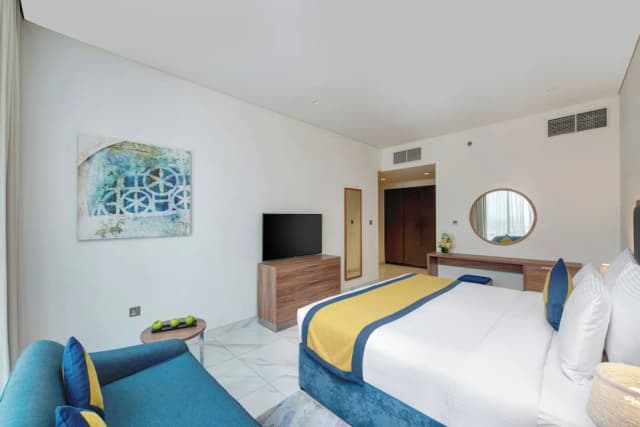 スハ ミナ ラシッド ホテル アパートメンツ-デラックス アパートメント 3 ベッドルーム シティビュー-9