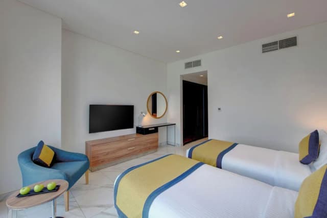 スハ ミナ ラシッド ホテル アパートメンツ-デラックス アパートメント 3 ベッドルーム シティビュー-7