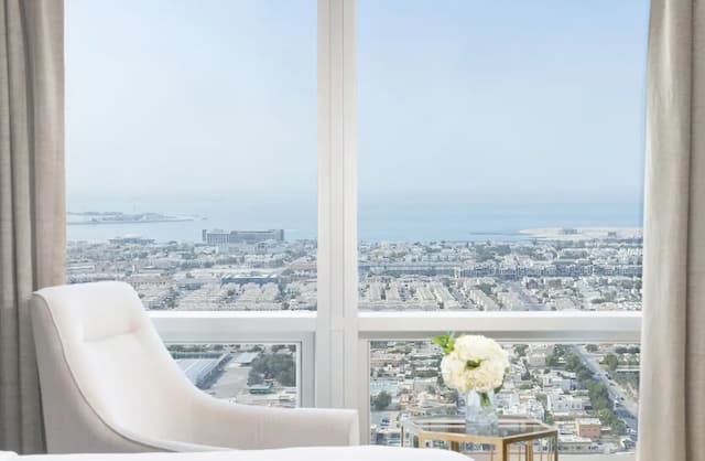 杜拜香格里拉-豪華客房, 1 張特大雙人床, 海景-6