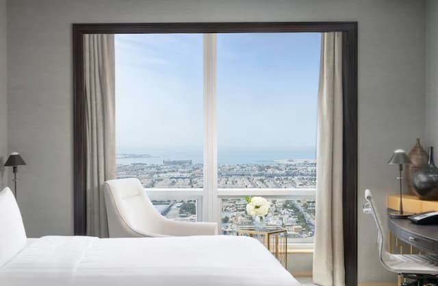 杜拜香格里拉-豪華客房, 1 張特大雙人床, 海景-3