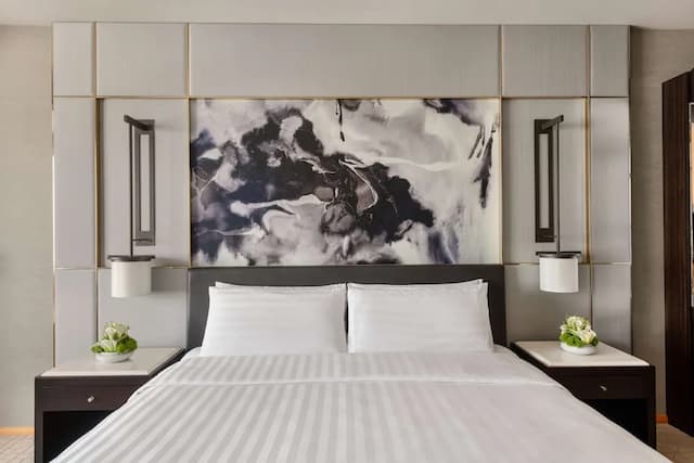 杜拜香格里拉-Deluxe Room, 1 King Bed, Burj View-1