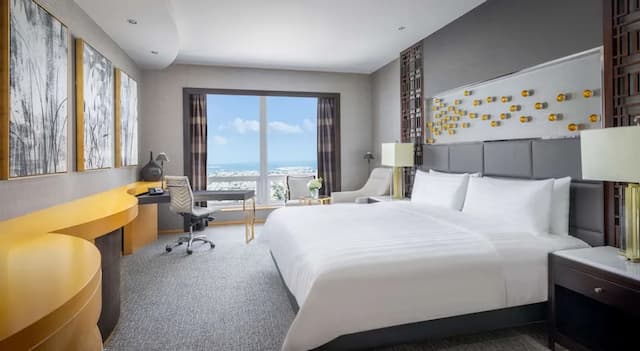 杜拜香格里拉-Horizon Deluxe Room, 1 King Bed - Exclusive access to the Horizon Club Lounge and breakfast-7