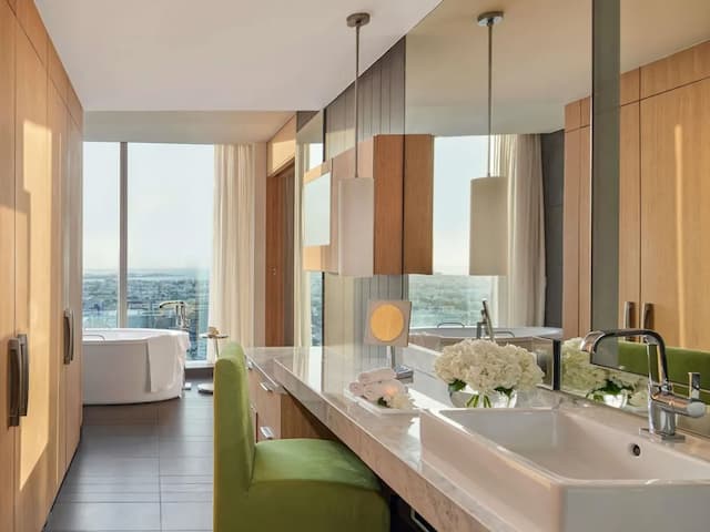 杜拜索菲特酒店-套房, 1 張特大雙人床, 可使用俱樂部酒廊 (Opera Suite, Club Millésime access)-13