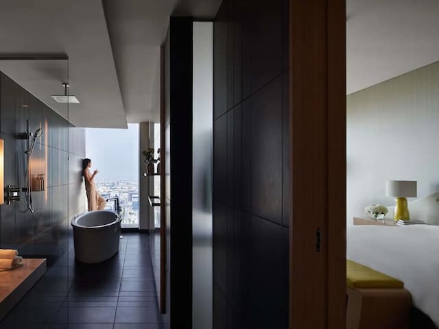 杜拜索菲特酒店-套房, 1 張特大雙人床, 可使用俱樂部酒廊 (Opera Suite, Club Millésime access)-14