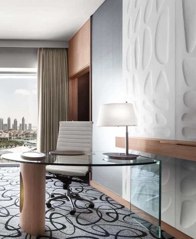 杜拜索菲特酒店-套房, 1 張特大雙人床, 可使用俱樂部酒廊 (Opera Suite, Club Millésime access)-3