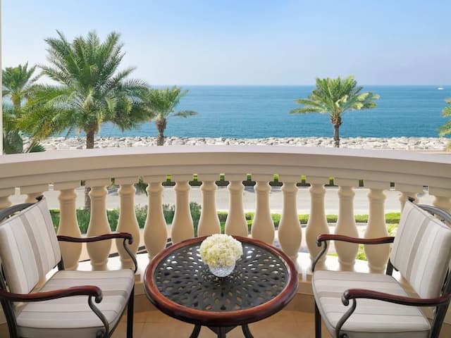棕櫚樹Raffles酒店-尊貴客房, 露台, 海景-5