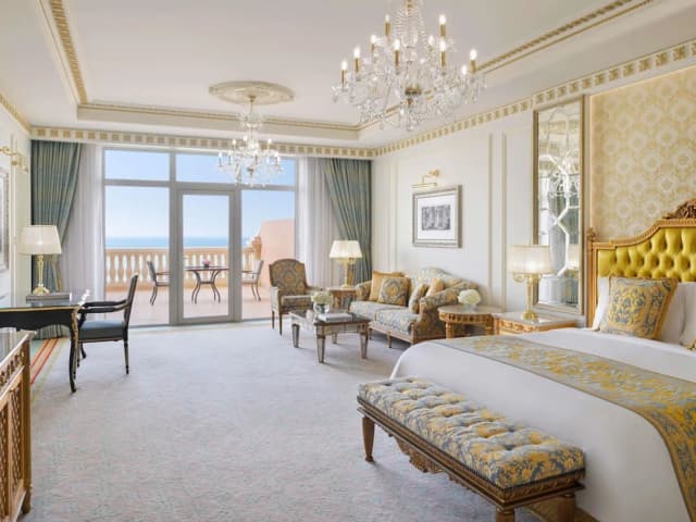 ラッフルズ ザ パーム-プレミア ルーム バルコニー オーシャンビュー-1