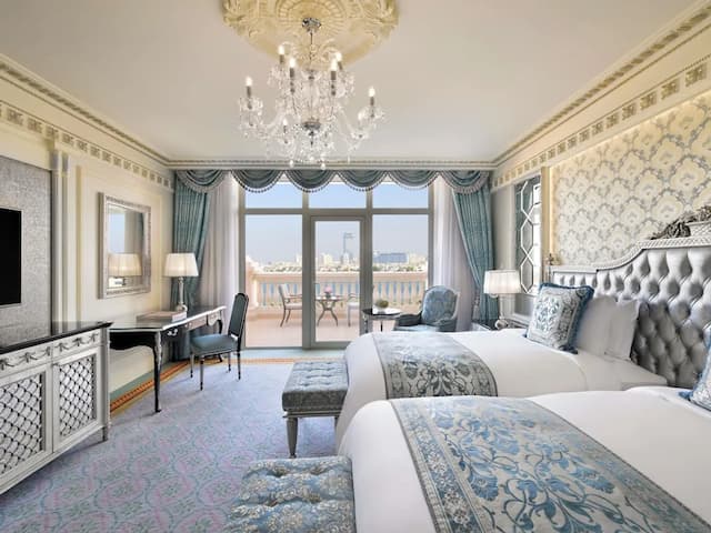 棕櫚樹Raffles酒店-尊貴客房, 露台-11