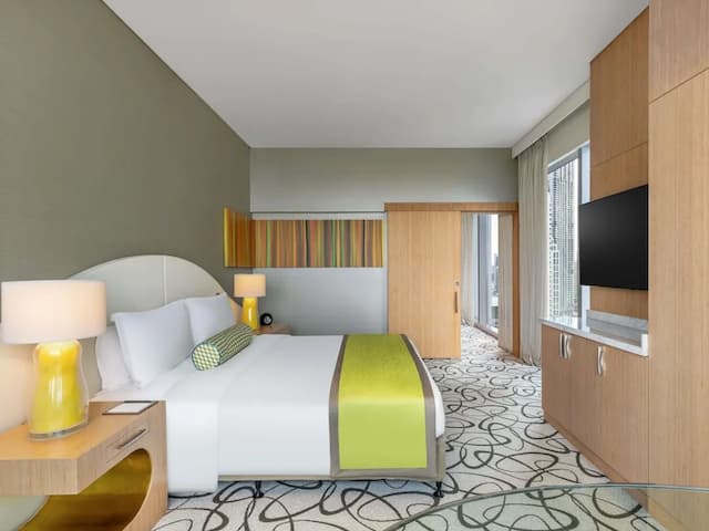 杜拜索菲特酒店-公寓, 1 張特大雙人床 (1 Bedroom)-16