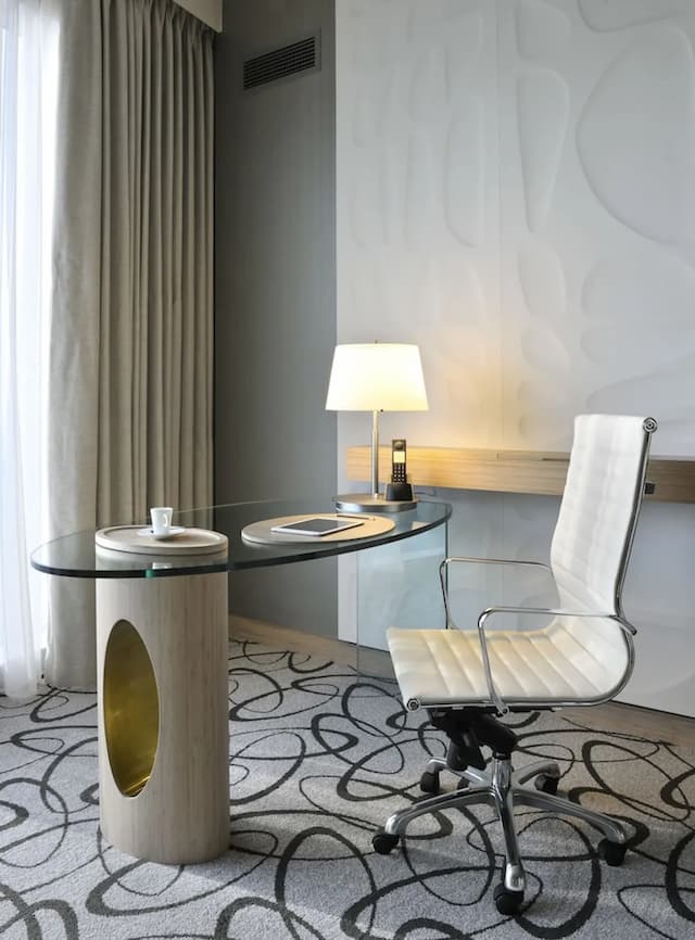 杜拜索菲特酒店-奢華客房, 1 張特大雙人床 (Burj Khalifa View)-3