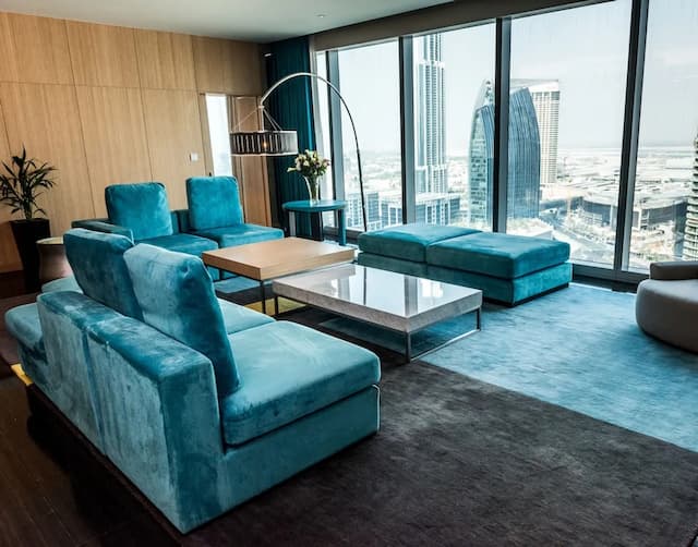 杜拜索菲特酒店-總統套房, 1 張特大雙人床, 可使用俱樂部酒廊 (Burj Khalifa View)-6