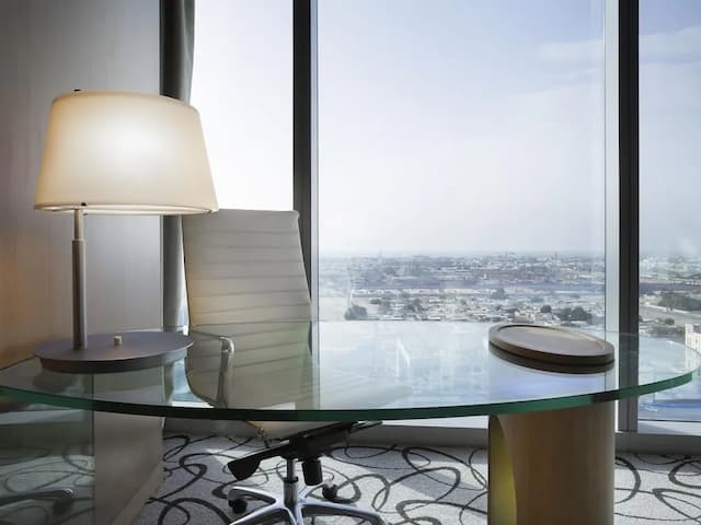 杜拜索菲特酒店-奢華客房, 2 張單人床, 可使用俱樂部酒廊 (Burj Khalifa View)-11