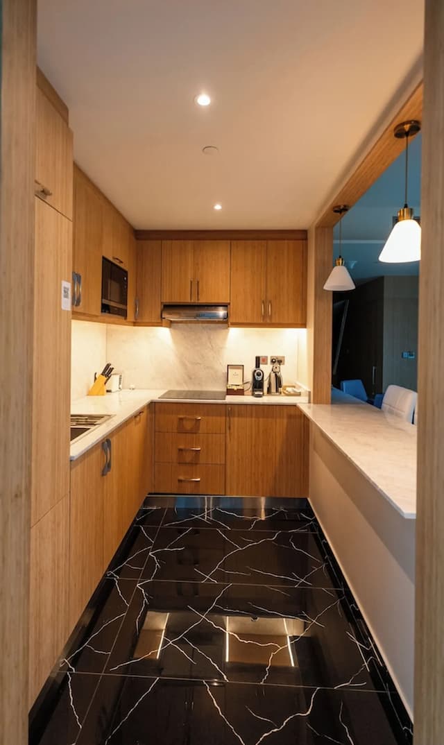 杜拜索菲特酒店-TWO BEDROOM DOWNTOWN SUITE, 1 Double bed and 2 Single beds, Airport Transfer included-3