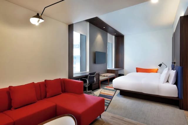 알로프트 두바이 에어포트-룸, 싱글침대 2개, 금연-4