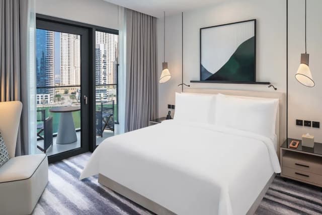 ヴィダ ドバイ マリナ & ヨット クラブ-デラックス スイート マリーナビュー-1