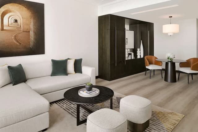 쉐라톤 그랜드 호텔, 두바이-디럭스 스위트, 침실 1개-3