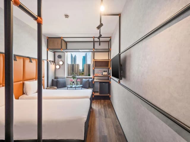 杜拜世貿中心宜必思酒店-標準客房, 2 張單人床-9