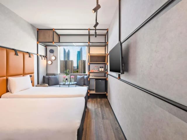 杜拜世貿中心宜必思酒店-標準客房, 2 張單人床-1