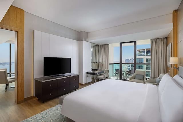 杜拜朱美拉棕櫚島希爾頓酒店-套房, 1 間臥室, 露台, 海景-2