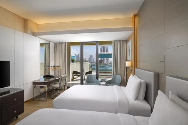 힐튼 두바이 팜 주메이라-럭셔리룸, 더블침대 2개, 바다 전망 (Cabana)-1