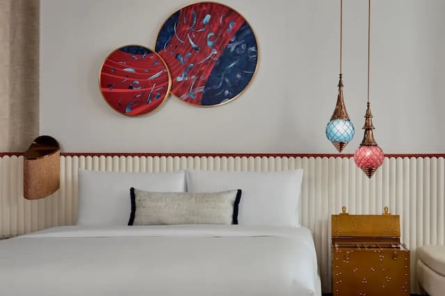 W ドバイ - ミナ セヤヒ-プレミア ルーム キングベッド 1 台 バルコニー シービュー (Corner)-1