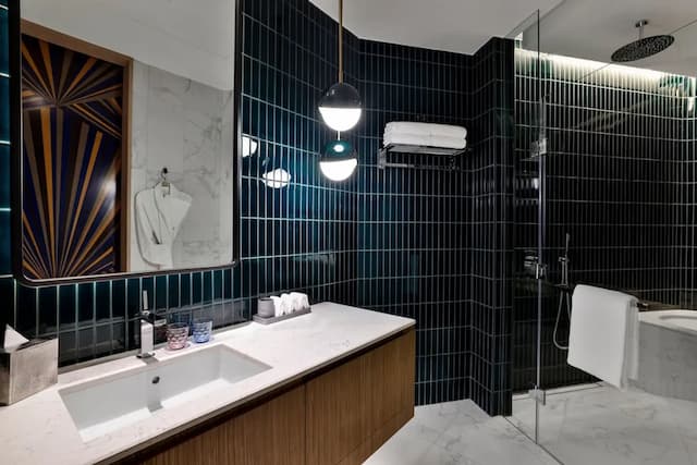 W ドバイ - ミナ セヤヒ-デラックス ルーム シングルベッド 2 台 バルコニー ハーバービュー-8