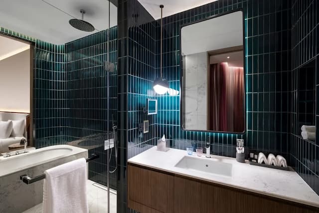 W ドバイ - ミナ セヤヒ-デラックス ルーム キングベッド 1 台 バルコニー シービュー-12