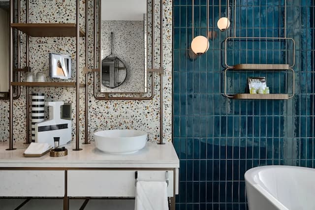 W ドバイ - ミナ セヤヒ-デラックス スイート キングベッド 1 台 バルコニー シービュー-5