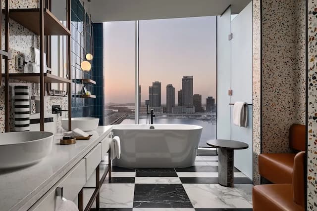 W ドバイ - ミナ セヤヒ-W King Suite - Panoramic Sea View with Balcony-8