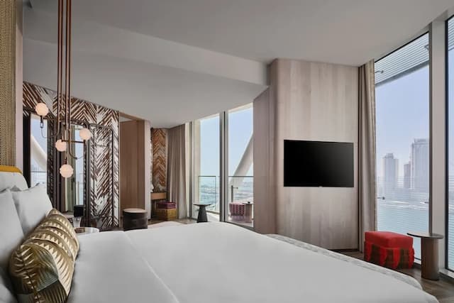 W ドバイ - ミナ セヤヒ-W King Suite - Panoramic Sea View with Balcony-9