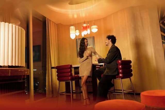 W ドバイ - ミナ セヤヒ-W King Suite - Panoramic Sea View with Balcony-13