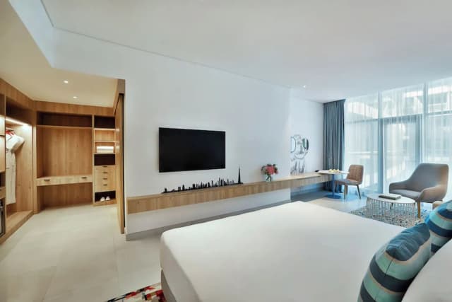 杜拜 The Palm NH Collection 酒店-Deluxe Family Room with Balcony, Beach & Rooftop Infinity Pool Acces, Shuttle to Mall Of Emirates-3