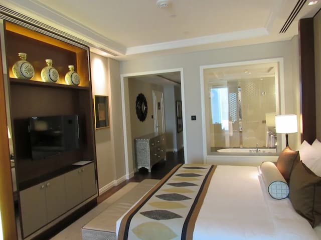 タージ ドバイ-クラブ ルーム シングルベッド 2 台 (Burj View)-4