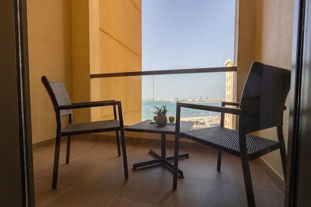 アムワジ ロタナ ジュメイラ ビーチ - ドバイ-ルーム シングルベッド 2 台 バルコニー シービュー-8