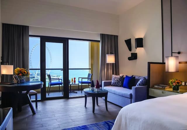 アムワジ ロタナ ジュメイラ ビーチ - ドバイ-ルーム キングベッド 1 台 バルコニー シービュー (Ain Dubai)-2