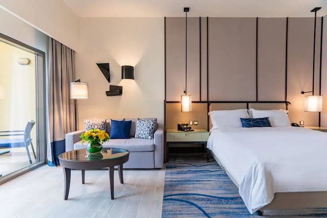 アムワジ ロタナ ジュメイラ ビーチ - ドバイ-ルーム キングベッド 1 台 バルコニー (Sea Front View Lounge Access)-1