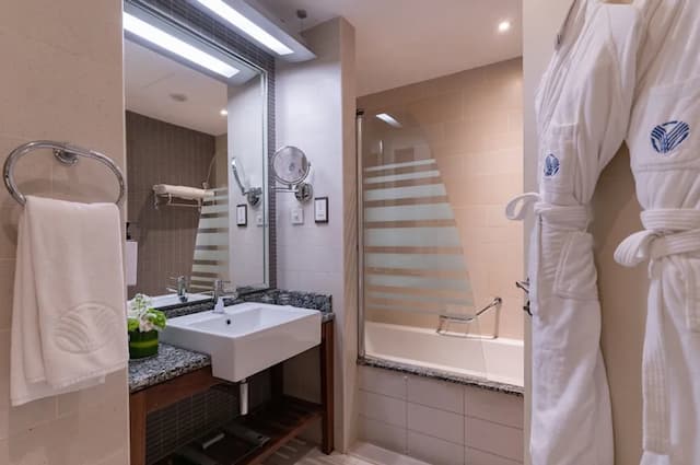 アムワジ ロタナ ジュメイラ ビーチ - ドバイ-ルーム シングルベッド 2 台 バルコニー (Sea Front View Lounge Access)-8