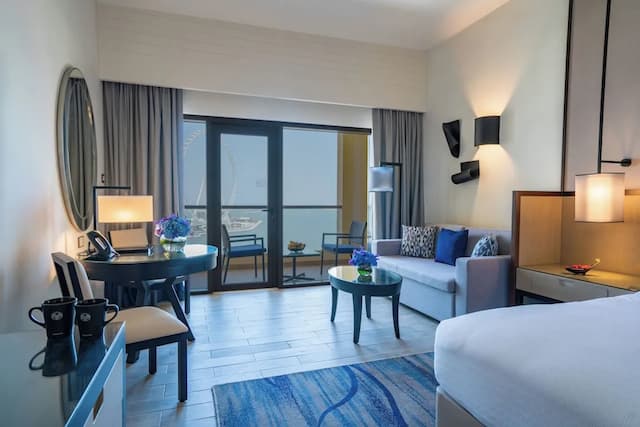 アムワジ ロタナ ジュメイラ ビーチ - ドバイ-ルーム シングルベッド 2 台 バルコニー (Sea Front View Lounge Access)-7