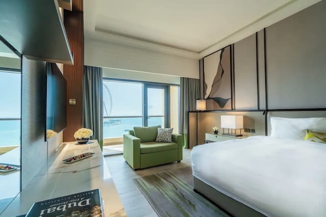 アムワジ ロタナ ジュメイラ ビーチ - ドバイ-スイート 1 ベッドルーム バルコニー (Sea Front Lounge Access)-1