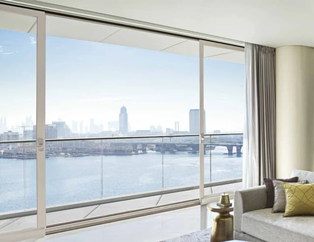 인터컨티넨탈 레지던스 스위트 두바이 페스티벌 시티 바이 IHG-아파트, 침실 2개 (Waterfront)-11