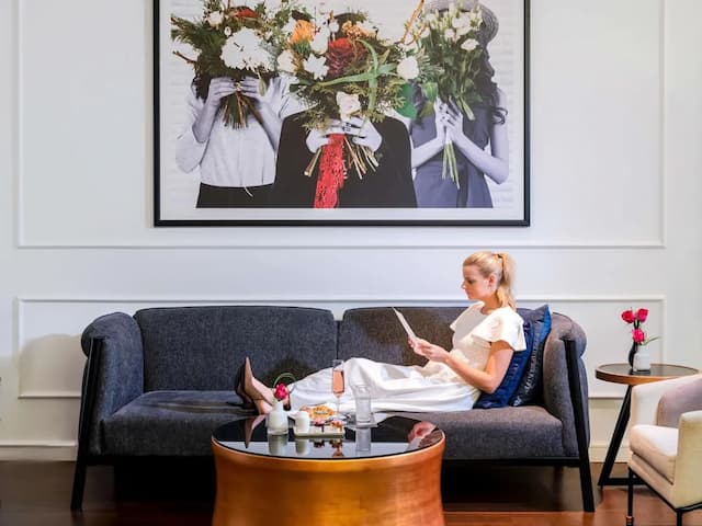 ソフィテル ドバイ ジュメイラ ビーチ-クラブ スイート キングベッド 1 台 クラブラウンジ利用可 パーシャルシービュー-4